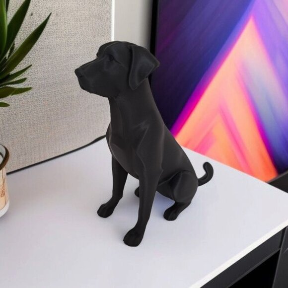 Stunning Minimalist Labrador Retriever Statue Multicolors Available - Picture 3 of 7